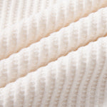Contrast Knit Waffle Johnny Collar Polo