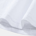 3 Pieces Basic Long Sleeve Cotton Arc Hem T-Shirts