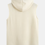 Ribbed Hooded Tank Top