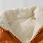 Reversible Teddy Puffer Coat