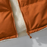 Reversible Teddy Puffer Coat