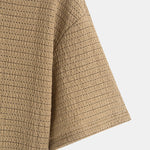 Relax Fit Striped Textured T-Shirt