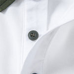 Contrast Raglan Sleeve Polo