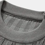 Textured Crew Neck Sweater