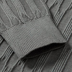Textured Crew Neck Sweater