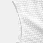 Sleeveless Waffle Zipper Hoodie