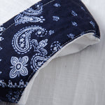 Contrast Paisley Print Linen Look Shirt & Straight Leg Linen Pants