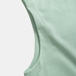 3 Pieces Relax Fit Cotton Drop Shoulder Sleeveless T-Shirts