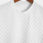 Sleeveless Checkerboard T-Shirt & Checkerboard Jacquard Shorts