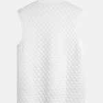 Sleeveless Checkerboard T-Shirt & Checkerboard Jacquard Shorts