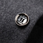 Notch Lapel Wool Blend Overcoat