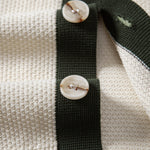 Stripe Button Up Knit Shirt