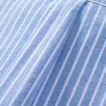 Cowboy Embroidery Cotton Oxford Stripe Shirt