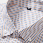 Cowboy Embroidery Cotton Plaid Stripe Shirt