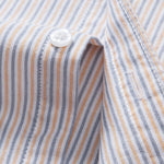 Cowboy Embroidery Cotton Plaid Stripe Shirt