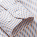 Cowboy Embroidery Cotton Plaid Stripe Shirt