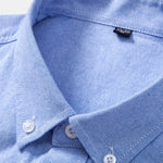 Cowboy Embroidery Cotton Oxford Button Up Shirt