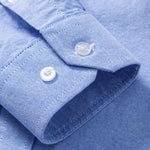Cowboy Embroidery Cotton Oxford Button Up Shirt