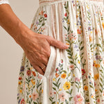 María - Vestido Midi Estampado Floral