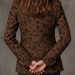 Antonia ⎸ Blazer de Jacquard con Estampado de Paisley