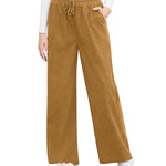 Zeagoo Drawstring Long Pants with Pockets