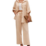 Zeagoo Women 2 Piece Linen Sets