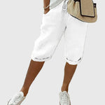 Grace | Light Cotton-Linen Shorts