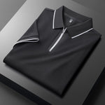 Laurent Cotton Silk Polo Shirt