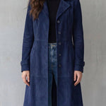 Teresa - Abrigo de Ante Estilo Vintage