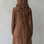 Teresa - Abrigo de Ante Estilo Vintage