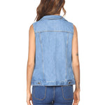 Zeagoo Women's Denim Vest Jean Vest