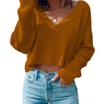 Zeagoo Women Long Sleeve Tops Waffle Knit Shirts