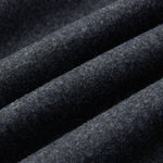 Detachable Scarf Notch Lapel Wool Overcoat