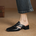 Valerie Leather Mule