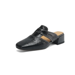 Valerie Leather Mule