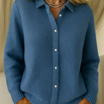 Carmela - Chaqueta de Punto Texturizada con Botones