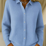 Carmela - Chaqueta de Punto Texturizada con Botones