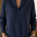 Encarna - Jersey con Cuello de Pico