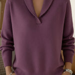 Encarna - Jersey con Cuello de Pico