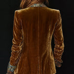 Marcela - Blazer de Patchwork con Estampado Floral Vintage