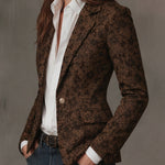 Antonia - Blazer de Jacquard con Estampado de Paisley