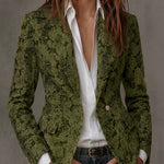 Antonia - Blazer de Jacquard con Estampado de Paisley