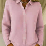 Carmela - Chaqueta de Punto Texturizada con Botones