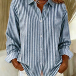Jimena - Camisa de Rayas con Botones