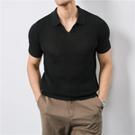 Marcus Mesh-Knit Polo