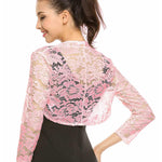 Zeagoo Women's Bolero Shrugs Crochet Lace Open Cardigan