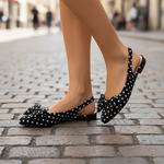 Vivienne Bow Slingback Flat