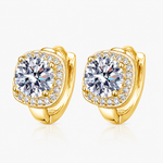 Nadine square earrings | Gold