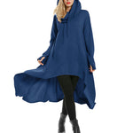 Zeagoo Women Pullover Hoodies Sweatshirt Long Sleeve High Low Sweater Oversize Top with Pocket (Us Only)