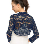 Zeagoo Women's Bolero Shrugs Crochet Lace Open Cardigan